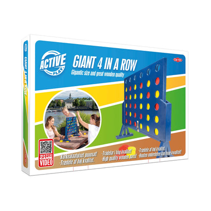 Vier Wint Giga – Extra groot strategisch spel dat activering en plezier biedt voor senioren.