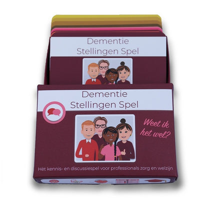 Het Dementie Stellingen Spel – Interactief leerspel dat stellingen combineert voor kennis en activering bij senioren.